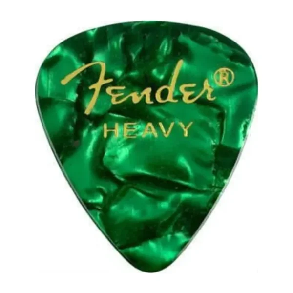 Fender 351 Shape Premium Heavy Yeşil Gitar Penası