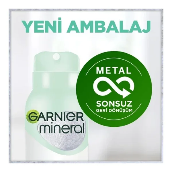 Garnier Mineral Ferah Koku Sprey Deodorant Lekesiz Koruma 48 Saat Kuru ve Ferah Hissettirir