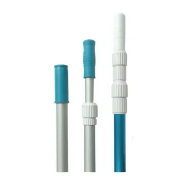 Gemaş Havuz Temizlik Teleskobik Süpürge-Kepçe-Fırça Sapı 2 x 2 m-Telescopic Cleaner Poles-ToptancıyızBiz