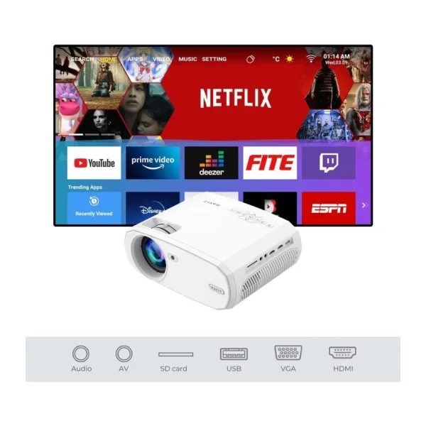 Havit Pj202 Pro 220 Lümen Full HD Android Projeksiyon Cihazı