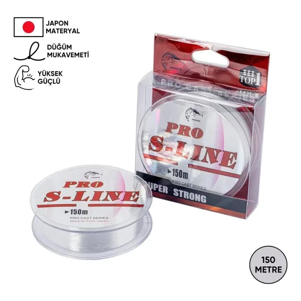 Hayalet Olta Misinası - Japon Materyal - 150 Metre - Pro S-Line - 0,16Mm