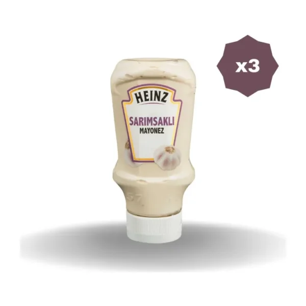 Heinz HEİNZ SARIMSAKLI MAYONEZ 400 GR X 3 ADET