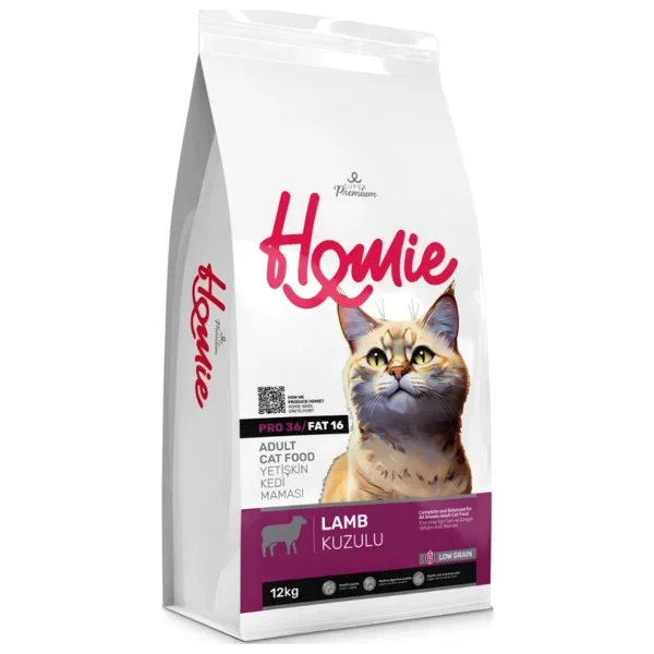 Homie Kuzu Etli 12 kg Yetişkin Kedi Maması