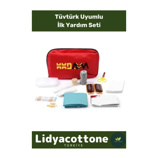 Ilk Yardım Kutusu Bez Çantalı Set Ev Iş Yeri Araba Okul Deprem Acil Müdahale Set
