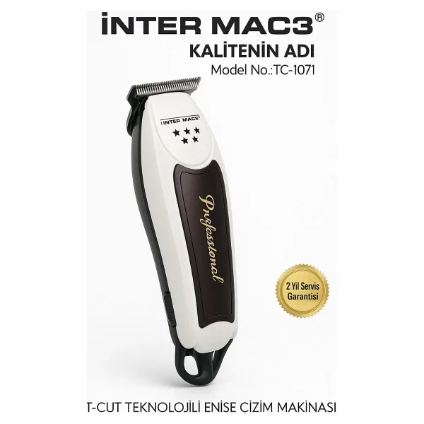 İNTER MAC3 T-CUT TEKNOLOJİLİ ENSE VE SAKAL MAKİNESi