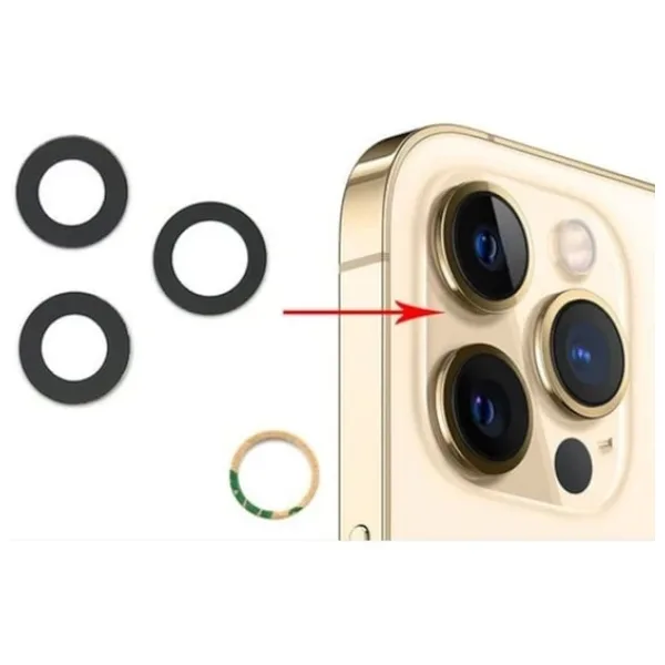 İphone 12 Pro Uyumlu Kamera Lens Camı