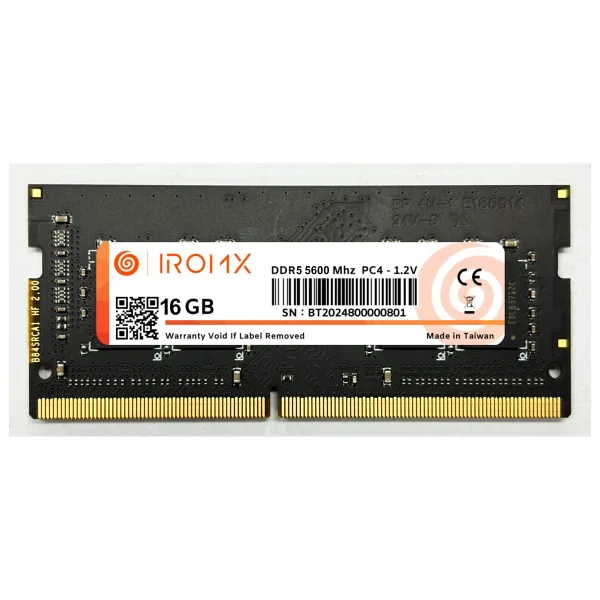 IROMX 16GB 5600MHz DDR5 (SPECTEK CHIP) NOTEBOOK RAM