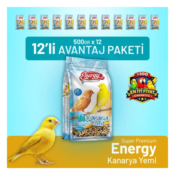 Kanarya Yemi 500 G - 12 Adet