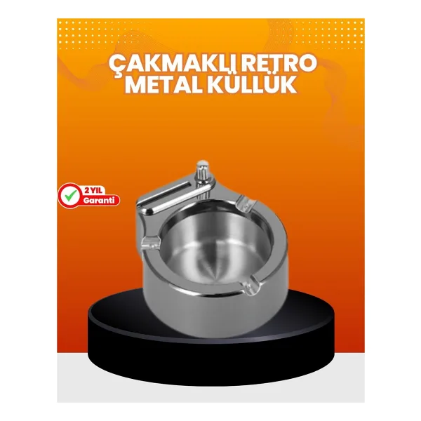 Küllük Ve Çakmak Birleşik Set Paslanmaz Çelik Gövde