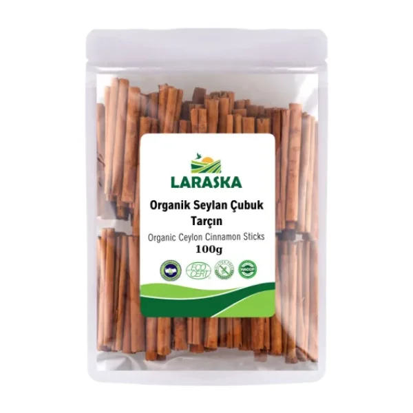 Laraska Organik Seylon Çubuk Tarçın 100 gr