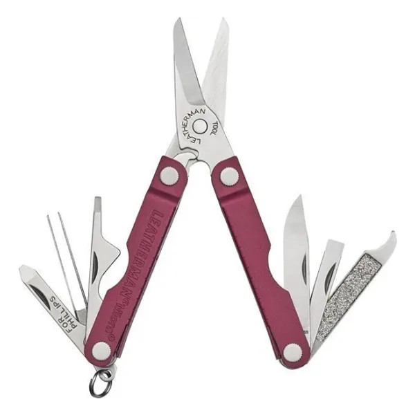Leatherman Micra Pembe 10 Fonksiyonlu Çok Amaçlı Çakı