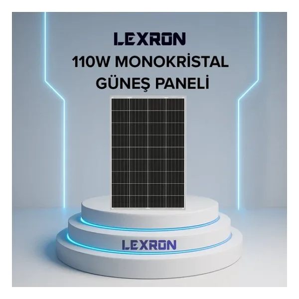 Lexron 110 W Monokristal Güneş Paneli