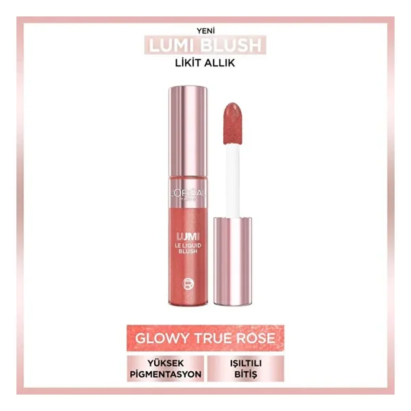 L'Oreal Paris Lumi Işıltılı 630 True Rose Likit Allık
