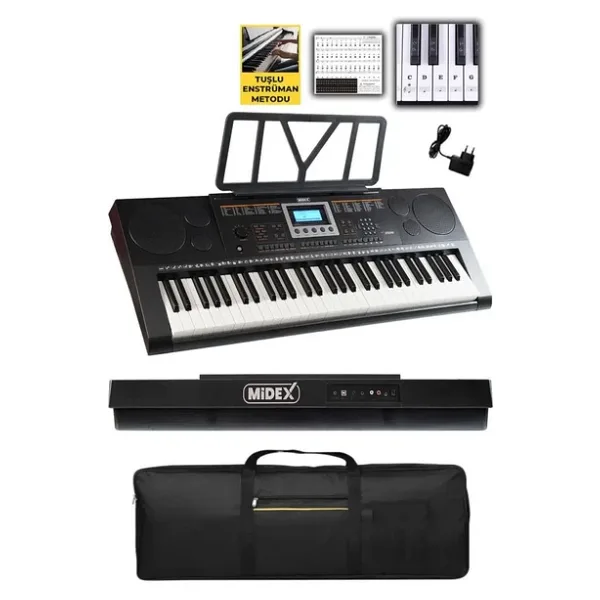 Midex PS-3500 Tuş Hassasiyetli 61 Tuşlu Org