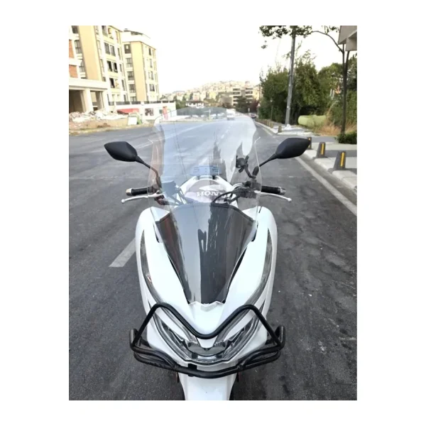 MOTOCAM Honda Pcx Ön Cam 2018 2020 Model 65cm Şeffaf Renkli 4mm ORTA BOYLU CAM