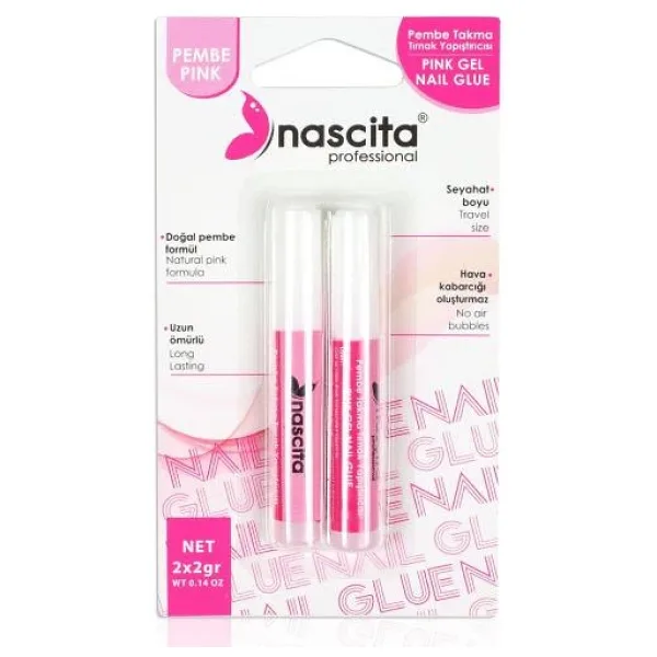 Nascita Pembe Takma Tırnak Yapıştırıcısı