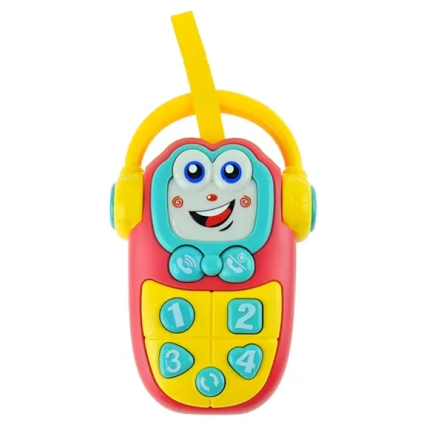 Oyuncak Telefon Gülen Telefon Işıklı Sesli 15 Cm