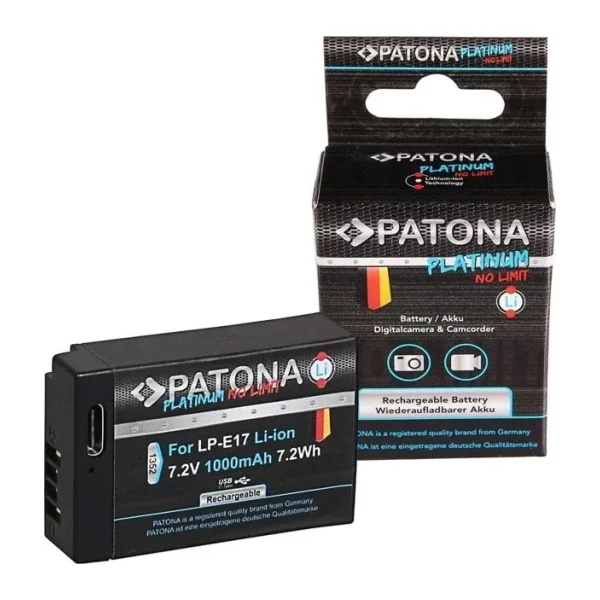 Patona Canon LP-E17 1348 Platinum Batarya