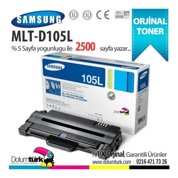 Samsung MLT-D105L Siyah Toner