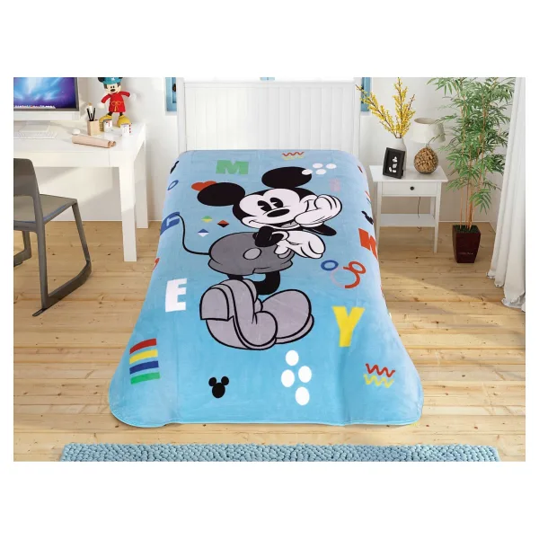 Taç Disney Mickey Fun Lisanslı Tek Kişilik Battaniye