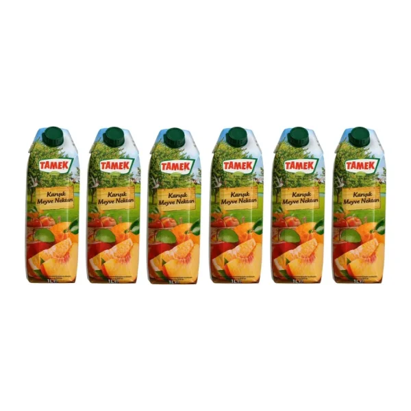 Tamek Karisik Meyve Nektari 1 Lt X 6 Adet