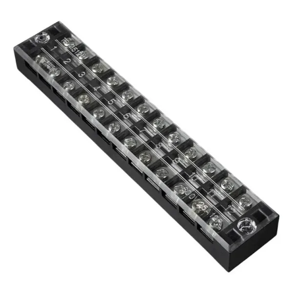 TB-2512 12P Çift Sıra Terminal Blok - 600V 25A