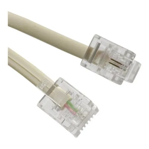 Telefon Hat Kablosu Hazır 5 Metre 2 Pinli Gri