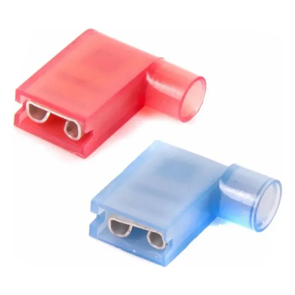TFDEB - 2862 1.5-2.5mm2 Tam İzoleli Polyamid Bayrak Tip Terminal Kablo Ucu Mavi 100 Adet
