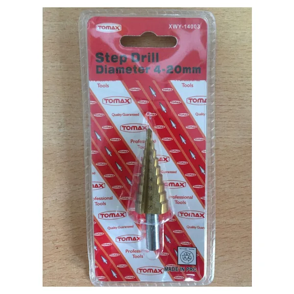 TOMAX KADEMELİ METAL DELİCİ MATKAP UCU - 4 MM - 20 MM ARASI