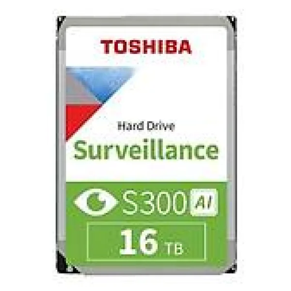 TOSHIBA S300 AI 16TB 7200RPM 1024MB SATA3 MG11ACA16TE-V ENTERPRISE HDD