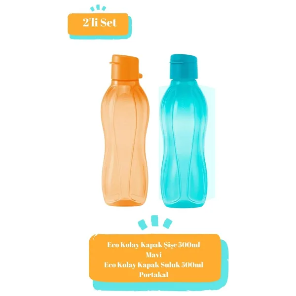 Tupperware Eco Şişe 2'li Suluk Set 500 ml