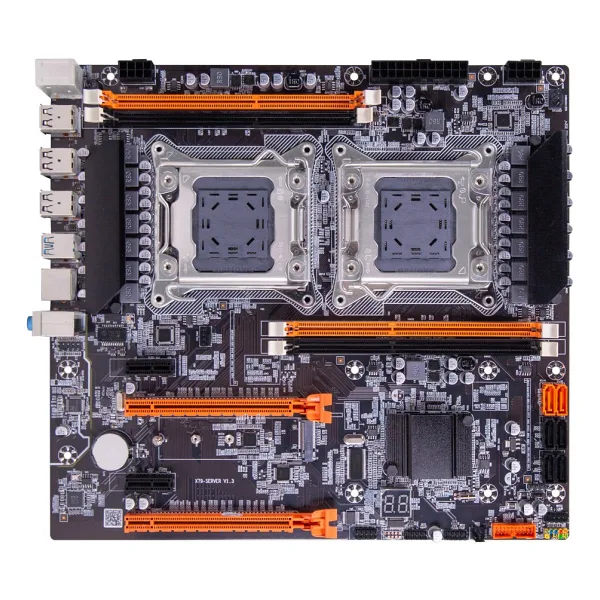 Turbox X79-8D Sata Ddr3 1866 MHz Usb 3.0 Ses G.Lan LGA2011 Çift İşlemcili Anakart