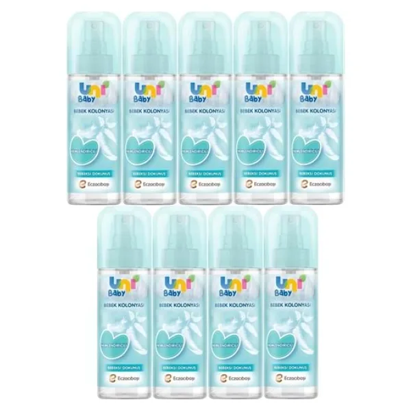 Uni Baby Bebeksi Dokunuş Bebek Kolonyası 150 ml 9 Adet