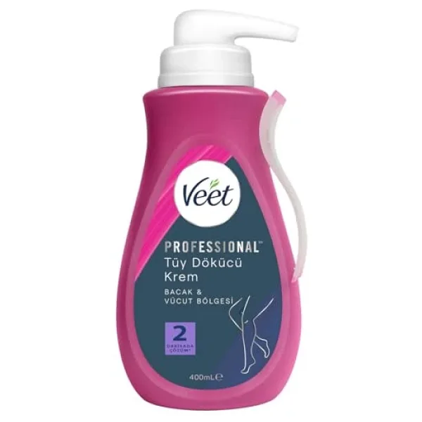 Veet Professional Bacak ve Vücut Tüy Dökücü Krem 400 ml