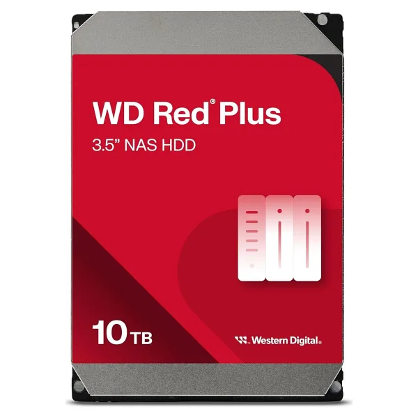 WD RED PLUS 10TB 7200RPM 256MB SATA3 6Gbit/sn WD100EFGX NAS HDD