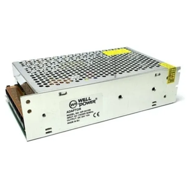 Well Power WP-2410M Metal Kasa 24 Volt 10 Amper Adaptör