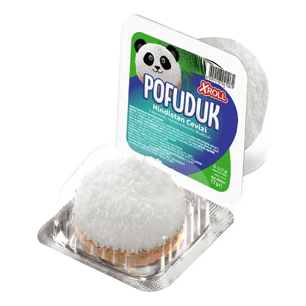 Xroll Pofuduk Hindistan Cevizli Marshmallow Bisküvi 17 gr