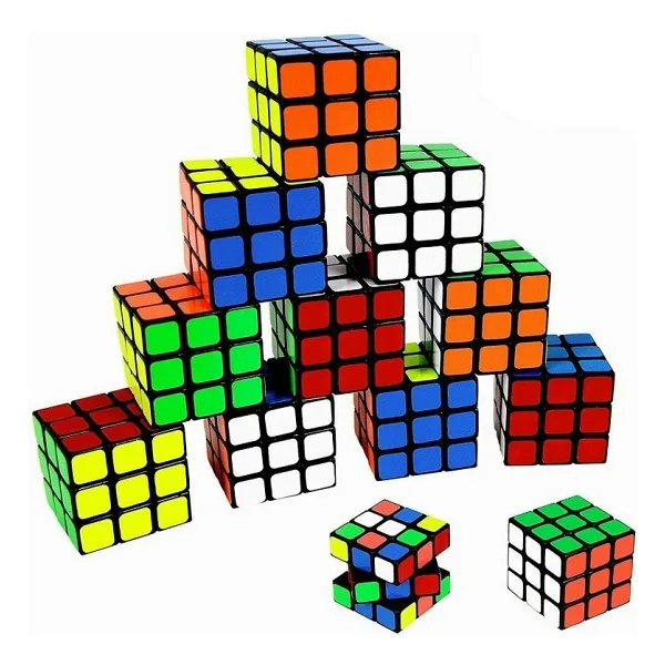 12 ADET VIP 3X3 ZEKA KÜPÜ 3X3 SABIR KÜPÜ 3X3 RUBİKS CUBE TAKILMA YAPMAZ EĞİTİCİ OYUNCAK ZEKA KÜPÜ