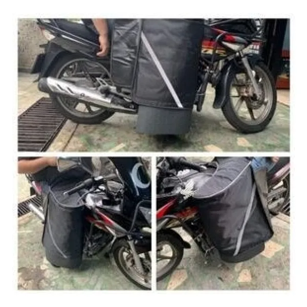 2Extreme Motosiklet Diz Örtüsü Impertex Kumaş ile Suya Dayanıklı Kullanım Sunar