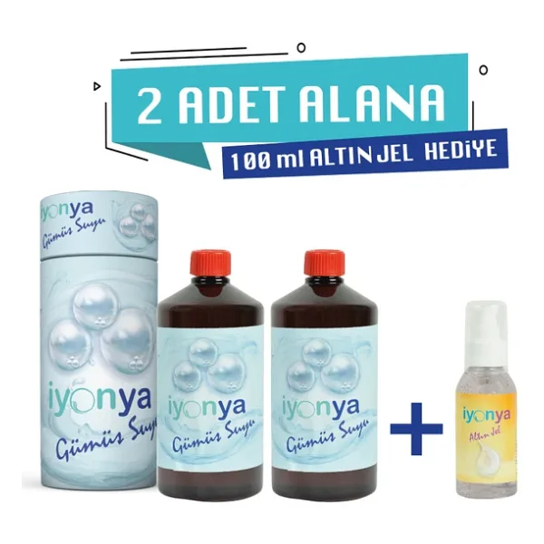2Lt Gümüş Suyu 100Ml Altın Jel Hediye
