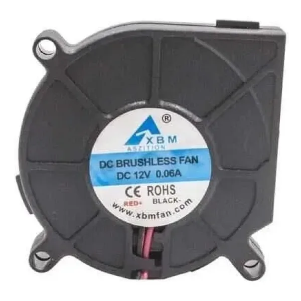 60X60X15mm 12V 0.06A 2P Salyangoz Fan