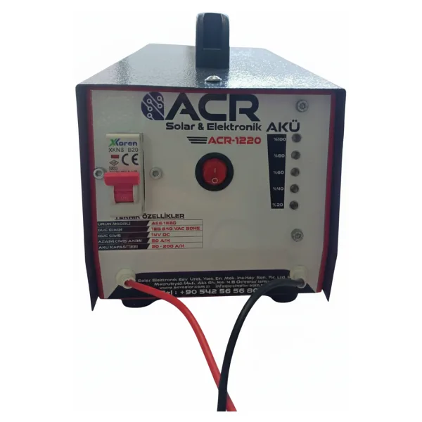 Acr 1220 Profesyonel Akü Şarj Aleti 20 Ah