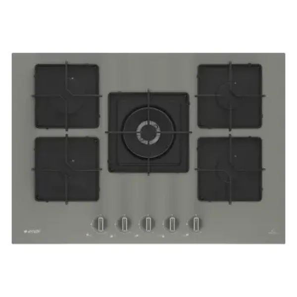 Arçelik OCD K 752 EWG Wok Gözlü Gri Ankastre Cam Ocak