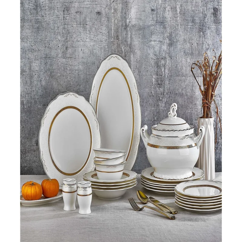 Aryıldız Royal Queen 60027 60 Parça 12 Kişilik Yemek Takımı