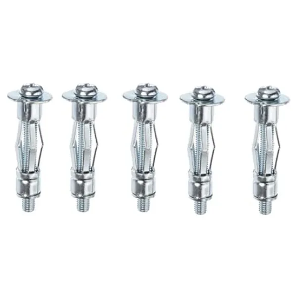 Badem10 Çelik Alçıpan Ve Boşluk Dübel Frt Tuğla Duvar Bims Paraşüt Dübeli 4X46 Metal 5 Adet