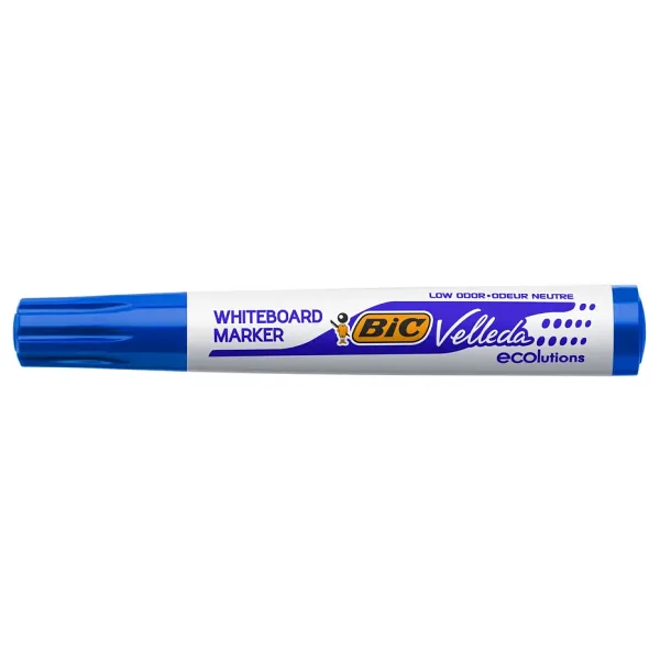 Bic Velleda 1751 Kesik Uçlu Tahta Kalemi Mavi
