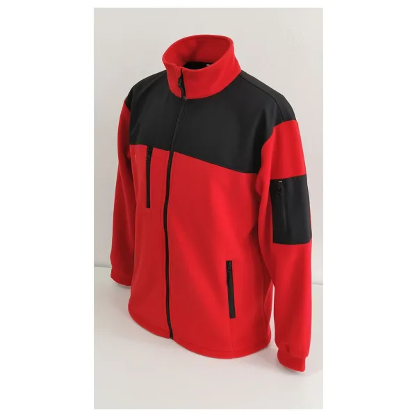 Birmont Polar Mont Softshell Robalı - Su Itici, Rüzgar Geçirmez, 4 Mevsim Kullanıma Uygun, Iş Kıyafetleri ve Günlük Dayanıklı, Kurumsal Logo Baskısına Uygun,unisex Iş Montu - Kırmızı - Siyah