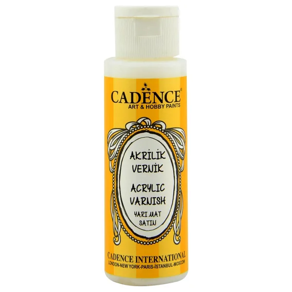 Cadence Su Bazlı Vernik 70 Ml. Yarı Mat