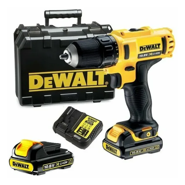 Dewalt DCD710D2 Çift Akülü 2 Ah Darbesiz Matkap