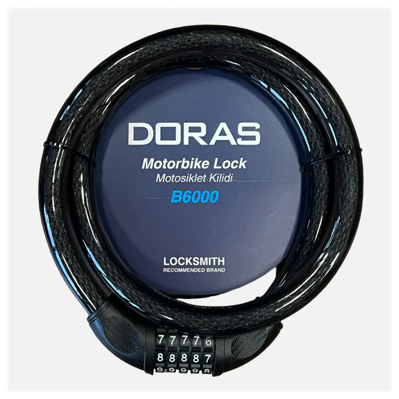 Doras Şifreli Motorsiklet Kilidi 120cm
